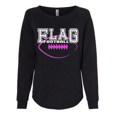 Flag Football Girl Player Team Womens California Wash Sweatshirt