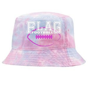 Flag Football Girl Player Team Tie-Dyed Bucket Hat