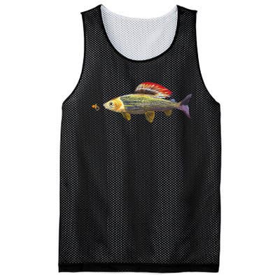 Fly Fishing Grayling Fish Nymphing Dry Fly Tying Fisherman Mesh Reversible Basketball Jersey Tank