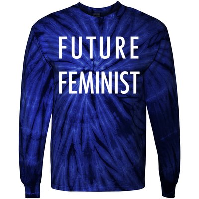 Future Feminist Gift Women Tie-Dye Long Sleeve Shirt