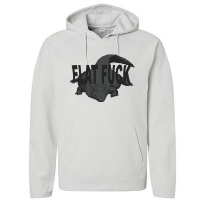 Flat Fuck Gators Performance Fleece Hoodie