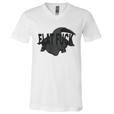 Flat Fuck Gators V-Neck T-Shirt