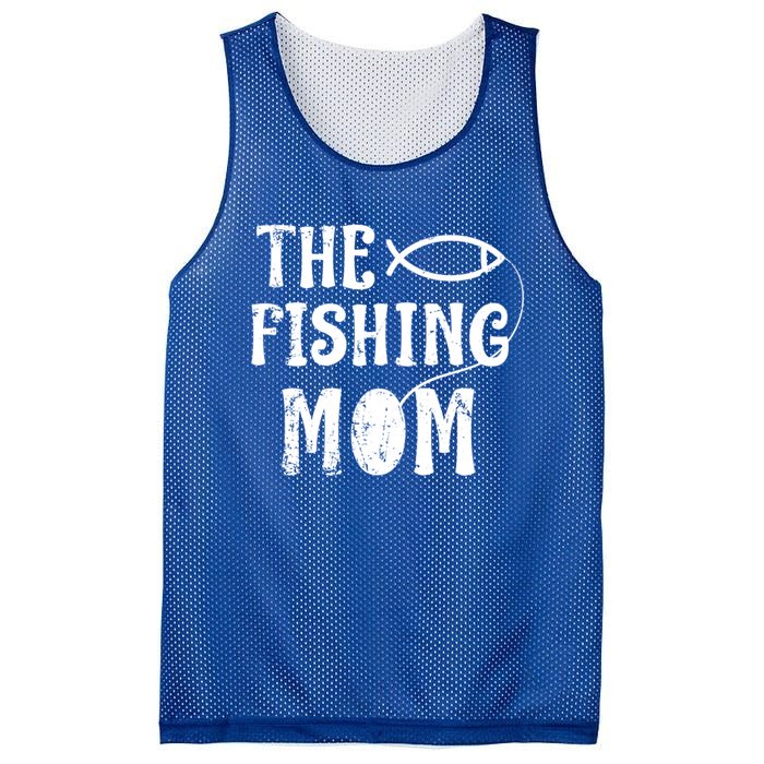 Funny Fishing Gift Mesh Reversible Basketball Jersey Tank