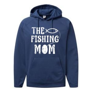 Funny Fishing Gift Performance Fleece Hoodie