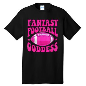 Fantasy Football Goddess Cute Draft Party Tall T-Shirt