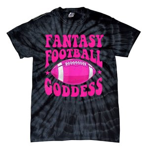 Fantasy Football Goddess Cute Draft Party Tie-Dye T-Shirt