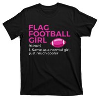 Flag Football Girl Definition T-Shirt