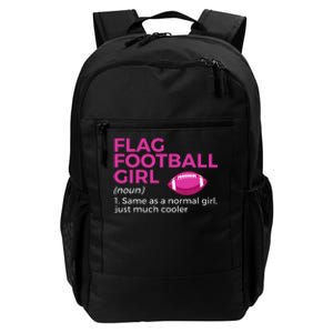 Flag Football Girl Definition Daily Commute Backpack