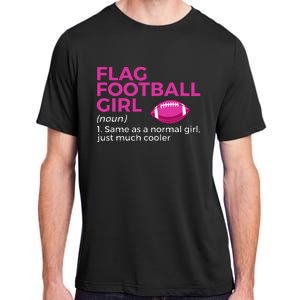 Flag Football Girl Definition Adult ChromaSoft Performance T-Shirt