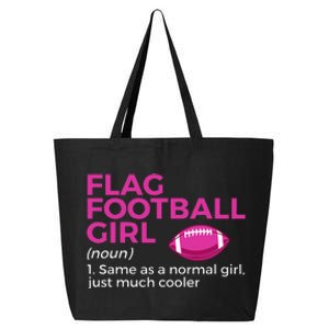 Flag Football Girl Definition 25L Jumbo Tote