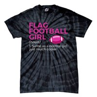 Flag Football Girl Definition Tie-Dye T-Shirt