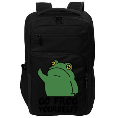 Funny Frog Go Frog Yourself! Gift Impact Tech Backpack