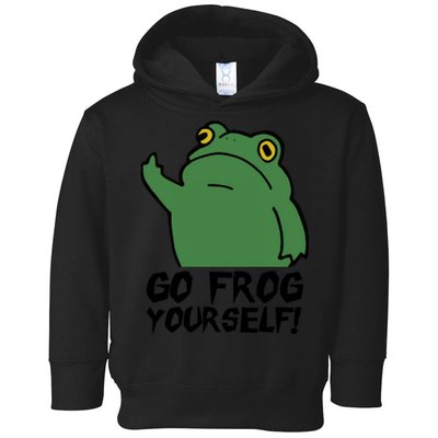 Funny Frog Go Frog Yourself! Gift Toddler Hoodie