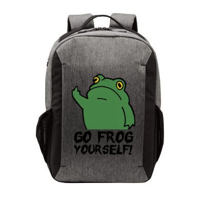 Funny Frog Go Frog Yourself! Gift Vector Backpack