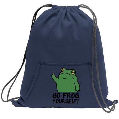 Funny Frog Go Frog Yourself! Gift Sweatshirt Cinch Pack Bag