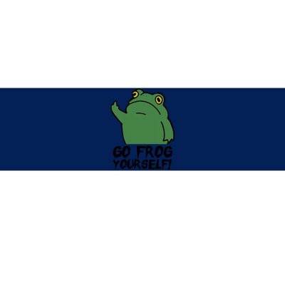 Funny Frog Go Frog Yourself! Gift Bumper Sticker