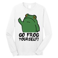 Funny Frog Go Frog Yourself! Gift Long Sleeve Shirt