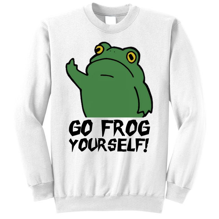 Funny Frog Go Frog Yourself! Gift Sweatshirt