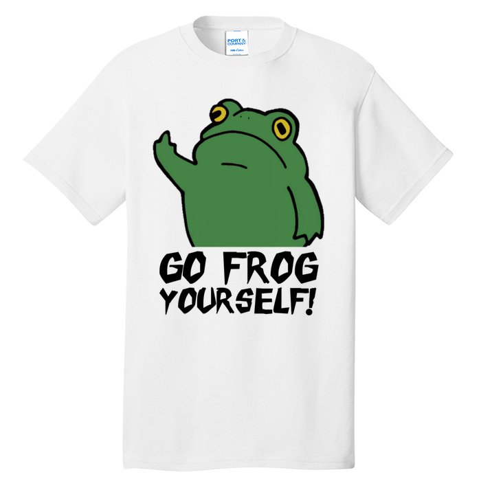 Funny Frog Go Frog Yourself! Gift Tall T-Shirt