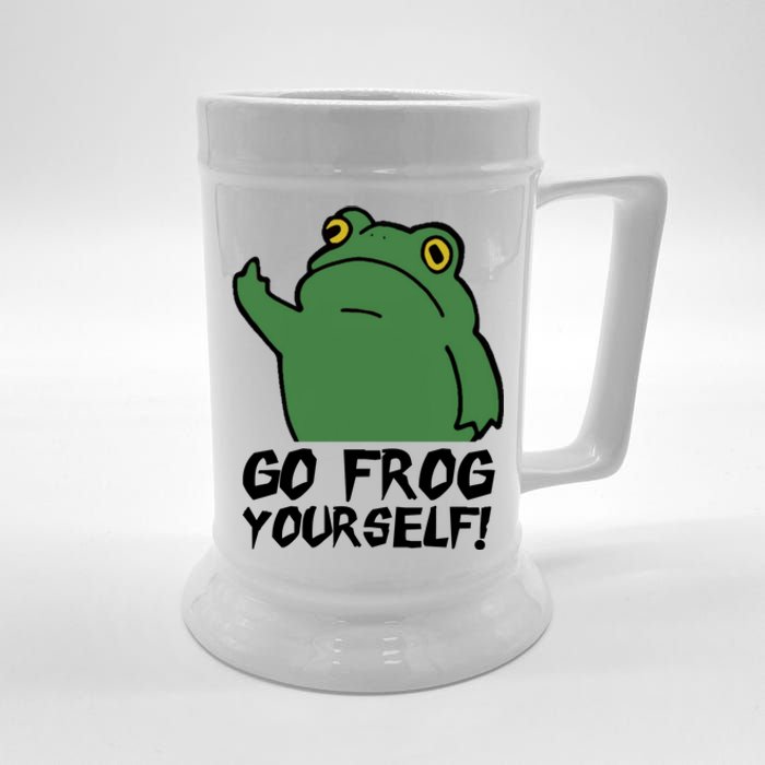 Funny Frog Go Frog Yourself! Gift Beer Stein