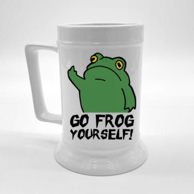 Funny Frog Go Frog Yourself! Gift Beer Stein