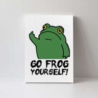 Funny Frog Go Frog Yourself! Gift Canvas