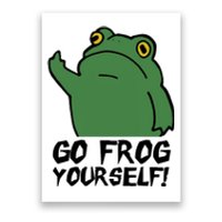 Funny Frog Go Frog Yourself! Gift Poster