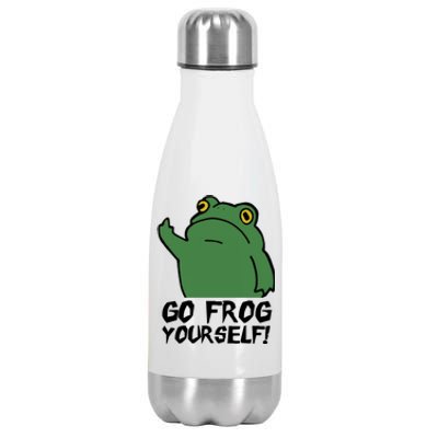 Funny Frog Go Frog Yourself! Gift Stainless Steel Insulated Water Bottle