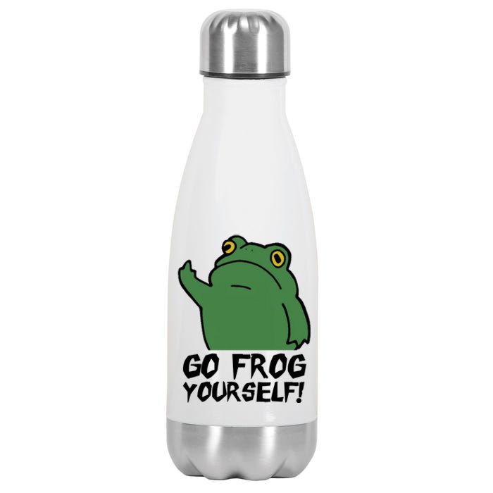 Funny Frog Go Frog Yourself! Gift Stainless Steel Insulated Water Bottle