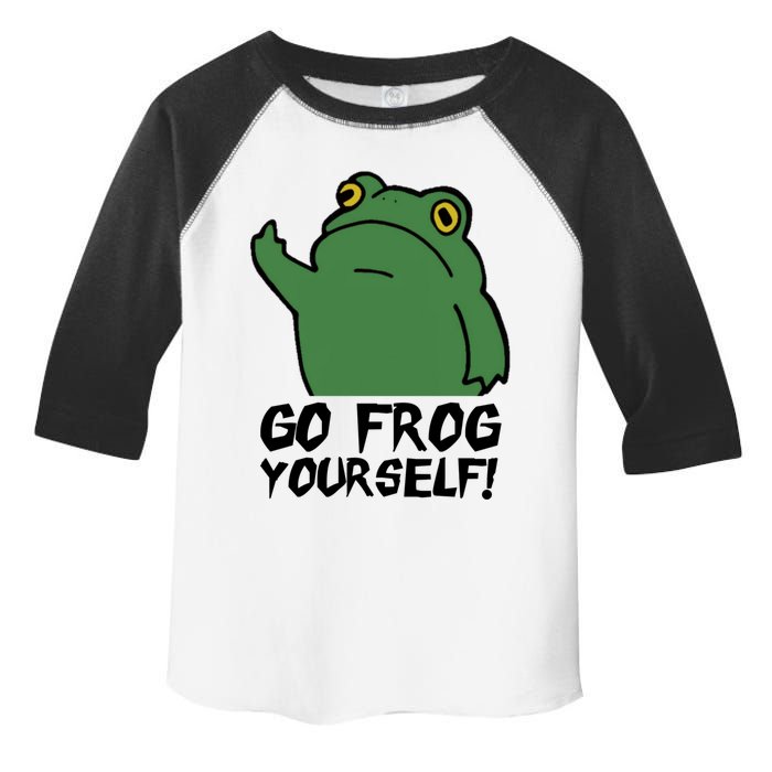 Funny Frog Go Frog Yourself! Gift Toddler Fine Jersey T-Shirt