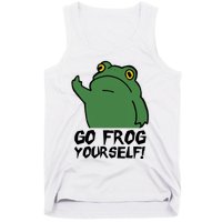 Funny Frog Go Frog Yourself! Gift Tank Top