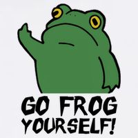 Funny Frog Go Frog Yourself! Gift Visor