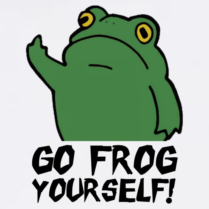 Funny Frog Go Frog Yourself! Gift Visor