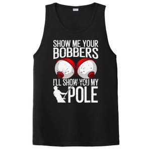 Funny Fishing Gift For Cool Gag Show Me Your Bobbers PosiCharge Competitor Tank