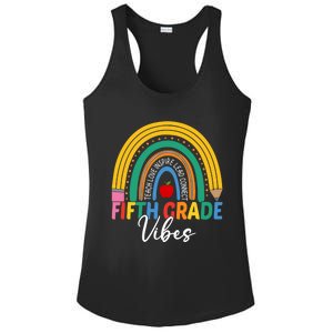 Funny Fifth Grade Teacher Rainbow Team 5Th Grade Vibes Gift Ladies PosiCharge Competitor Racerback Tank