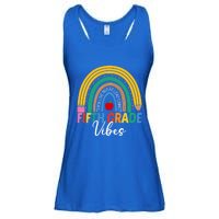 Funny Fifth Grade Teacher Rainbow Team 5Th Grade Vibes Gift Ladies Essential Flowy Tank