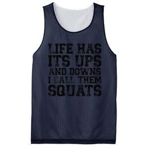 Funny Fitness Gym Workout Weights Squat Mesh Reversible Basketball Jersey Tank