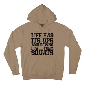 Funny Fitness Gym Workout Weights Squat Hoodie