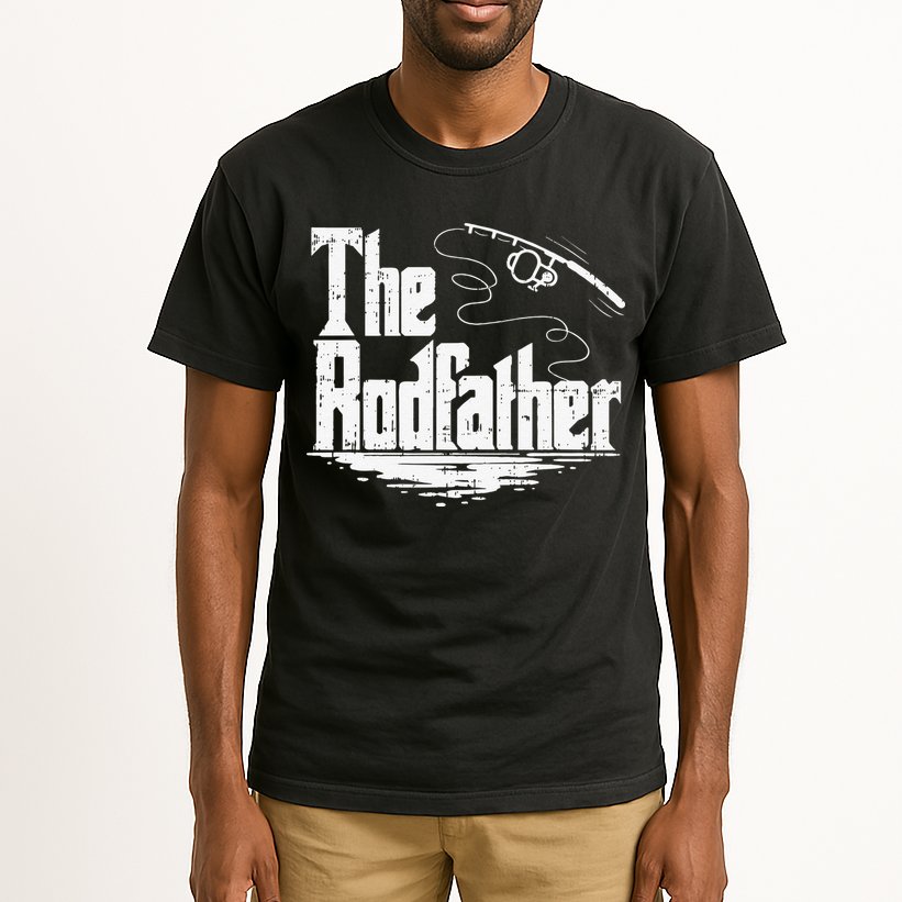 Funny Fishing Gift The Rodfather Tall T-Shirt