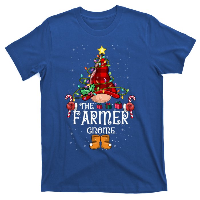 Funny Farmer Gnome Christmas Gnome Matching Family Group Great Gift T-Shirt