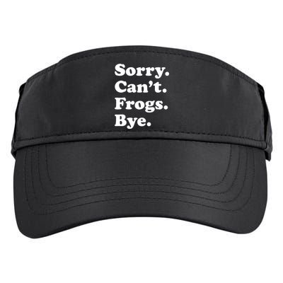 Funny Frog Gift For Adult Drive Performance Visor