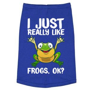 Funny Frog Gift Cool Tadpole Frog Lover Cool Gift Doggie Tank