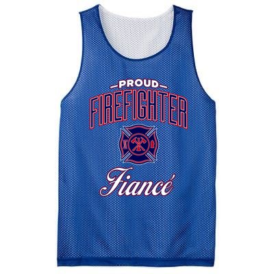 Firefighter Fiance Gift And Mesh Reversible Basketball Jersey Tank