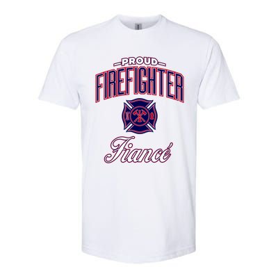 Firefighter Fiance Gift And Softstyle® CVC T-Shirt