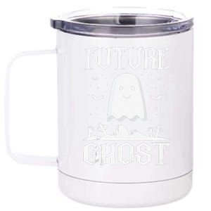 Funny Future Ghost Paranormal Halloween 12 oz Stainless Steel Tumbler Cup