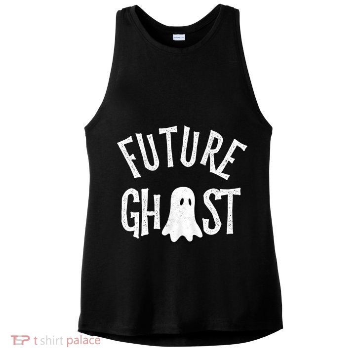 Funny Future Ghost Halloween Scary Costume For And Adults Cute Gift Ladies PosiCharge Tri-Blend Wicking Tank