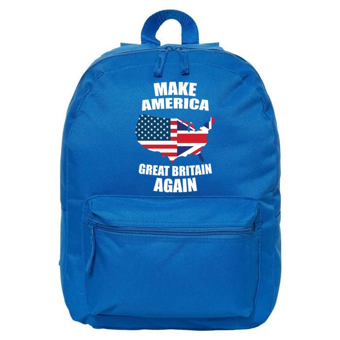 Funny Flag Gift Cute Gift Make America Great Britain Again Gift 16 in Basic Backpack