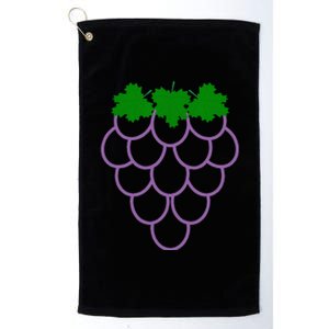 Funny Fruit Grapes Halloween Costume Kids Men Women Platinum Collection Golf Towel