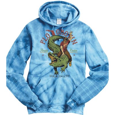 Funny Flo Grown Florida Rodeo Tie Dye Hoodie