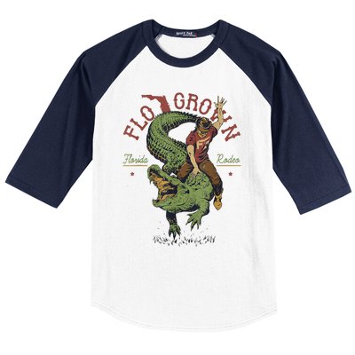 Funny Flo Grown Florida Rodeo Baseball Sleeve Shirt